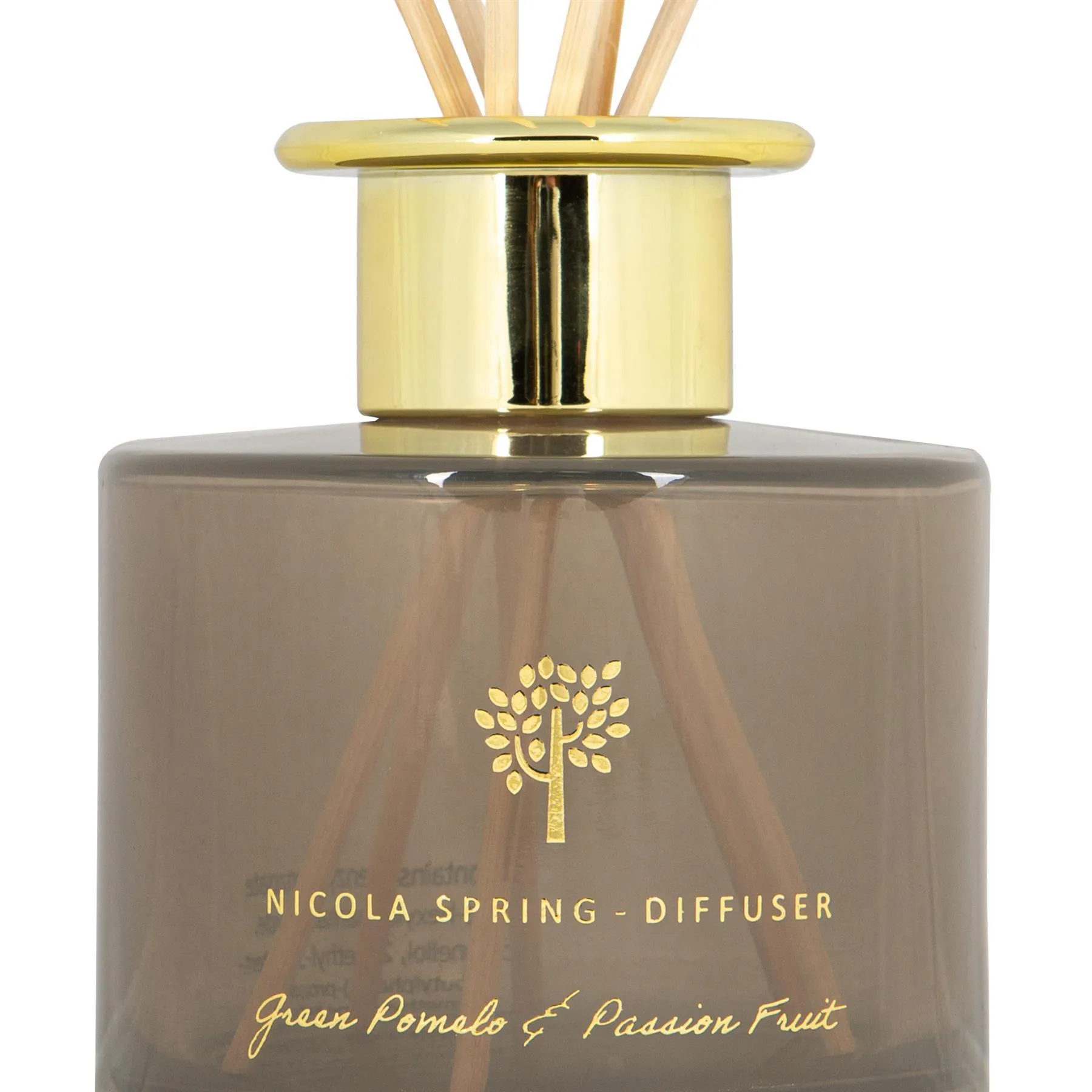 200ml Green Pomelo & Passion Fruit Glass Reed Diffuser - By Nicola Spring