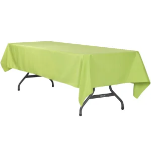 60"x120" Rectangular Polyester Tablecloth - Apple Green