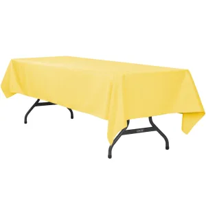 60"x120" Rectangular Polyester Tablecloth - Canary Yellow