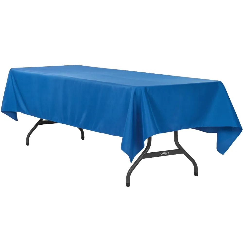 60"x120" Rectangular Polyester Tablecloth - Royal Blue