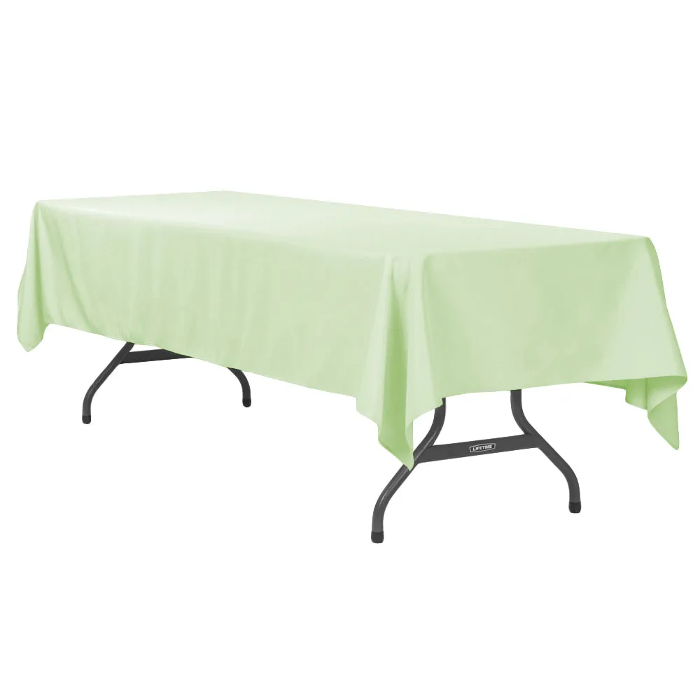 60"x120" Rectangular Polyester Tablecloth - Sage Green