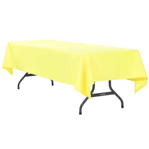 60"x120" Rectangular Polyester Tablecloth - Yellow