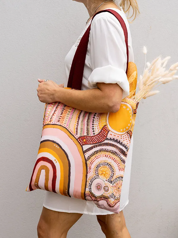 Aboriginal Journeys In The Sun Tote Bag