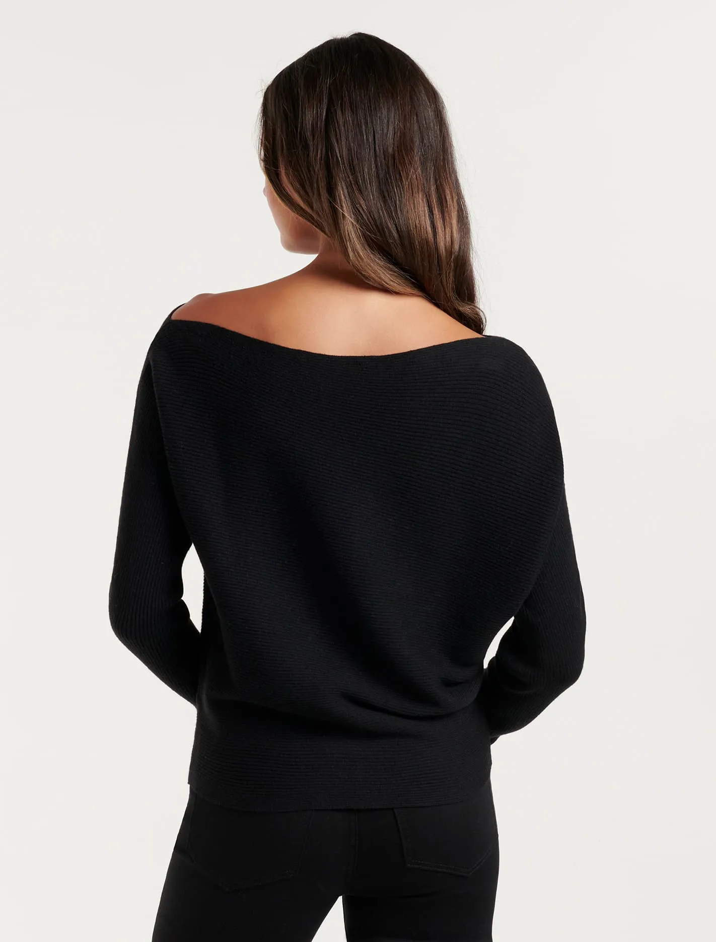 Ali Tipped Shoulder Knit Jumper