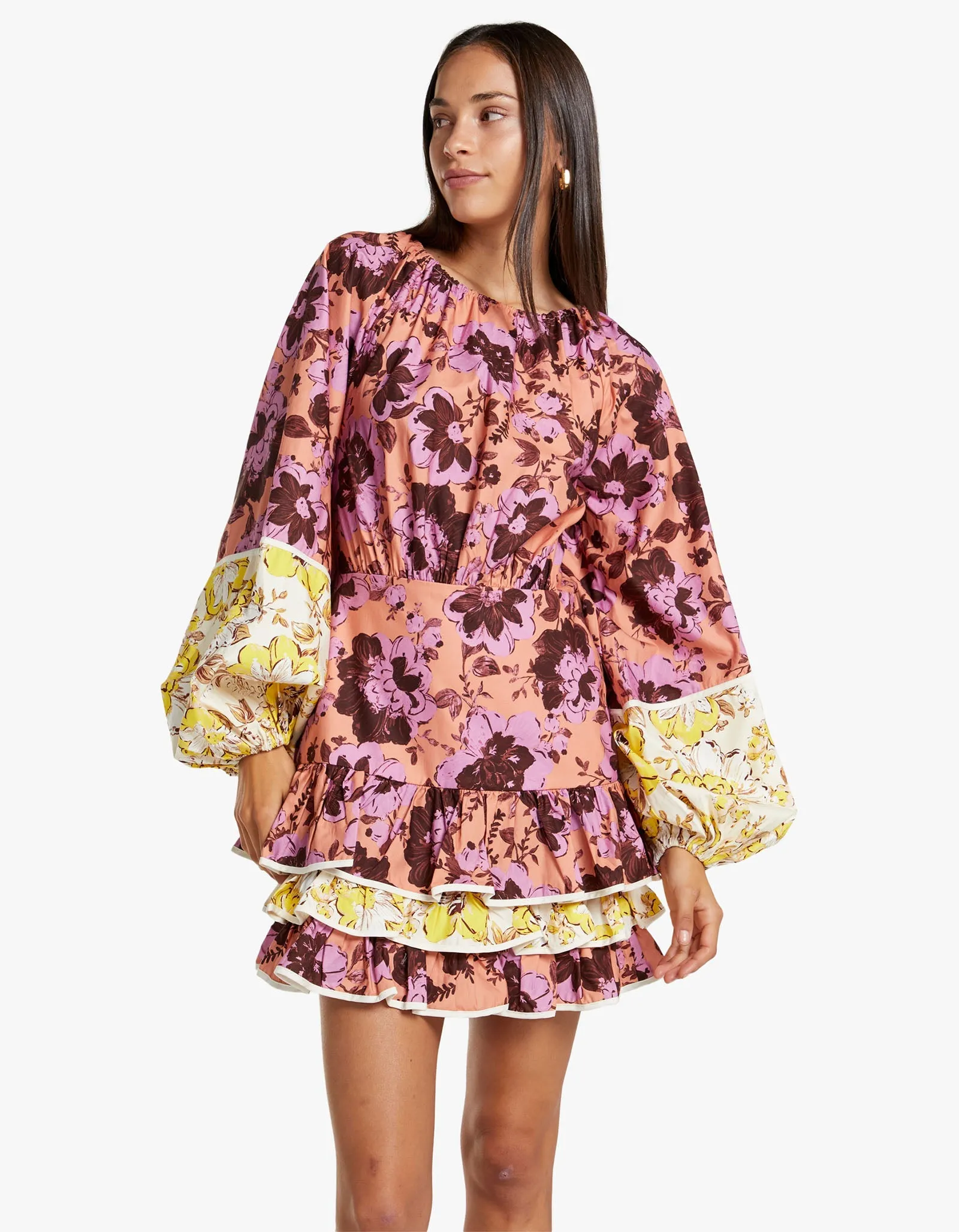 Ana Mini Dress - Floral Mix