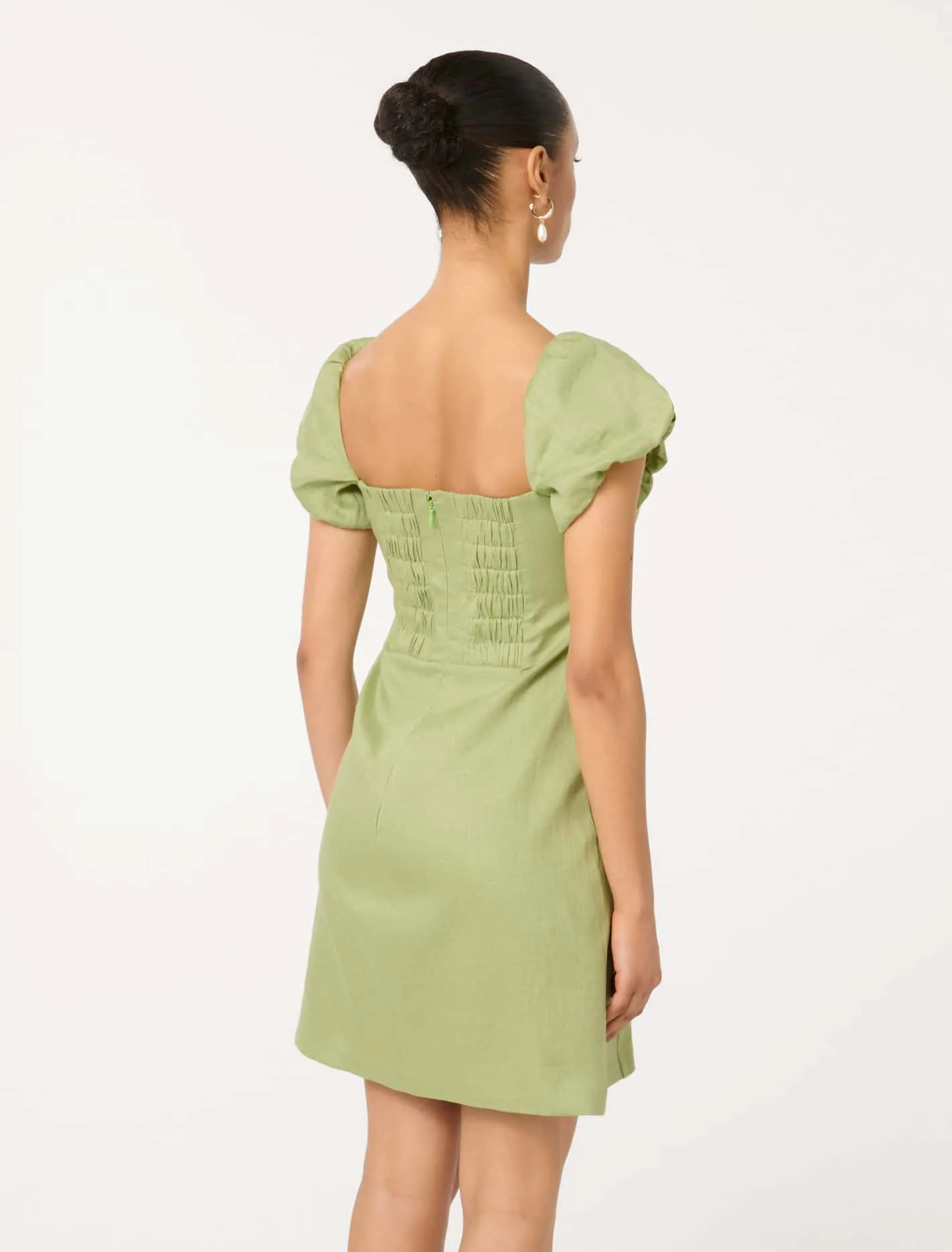 Aspen Petite Ruched Mini Dress