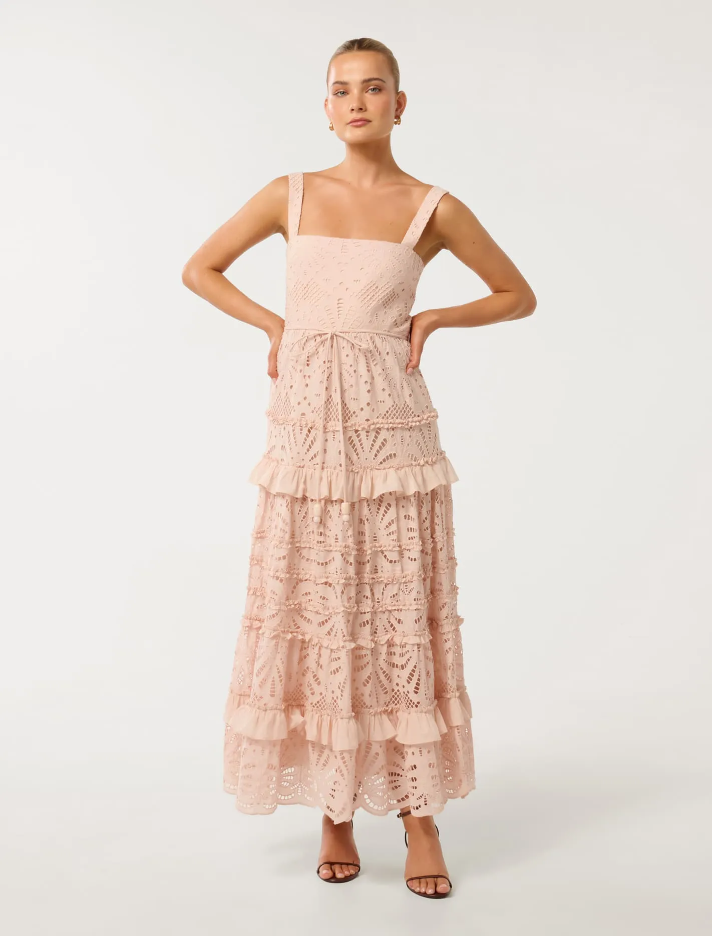 Aurelia Broderie Maxi Dress