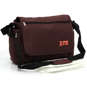 Baby Travel Zeta Changing Bag Plain HOT CHOCOLATE Complete With Changing Matt  (Clearance)