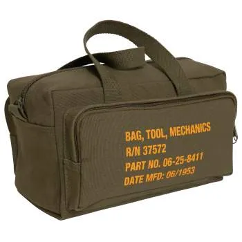 Canvas GI Style Zip Pocket Mechanics Tool Bag