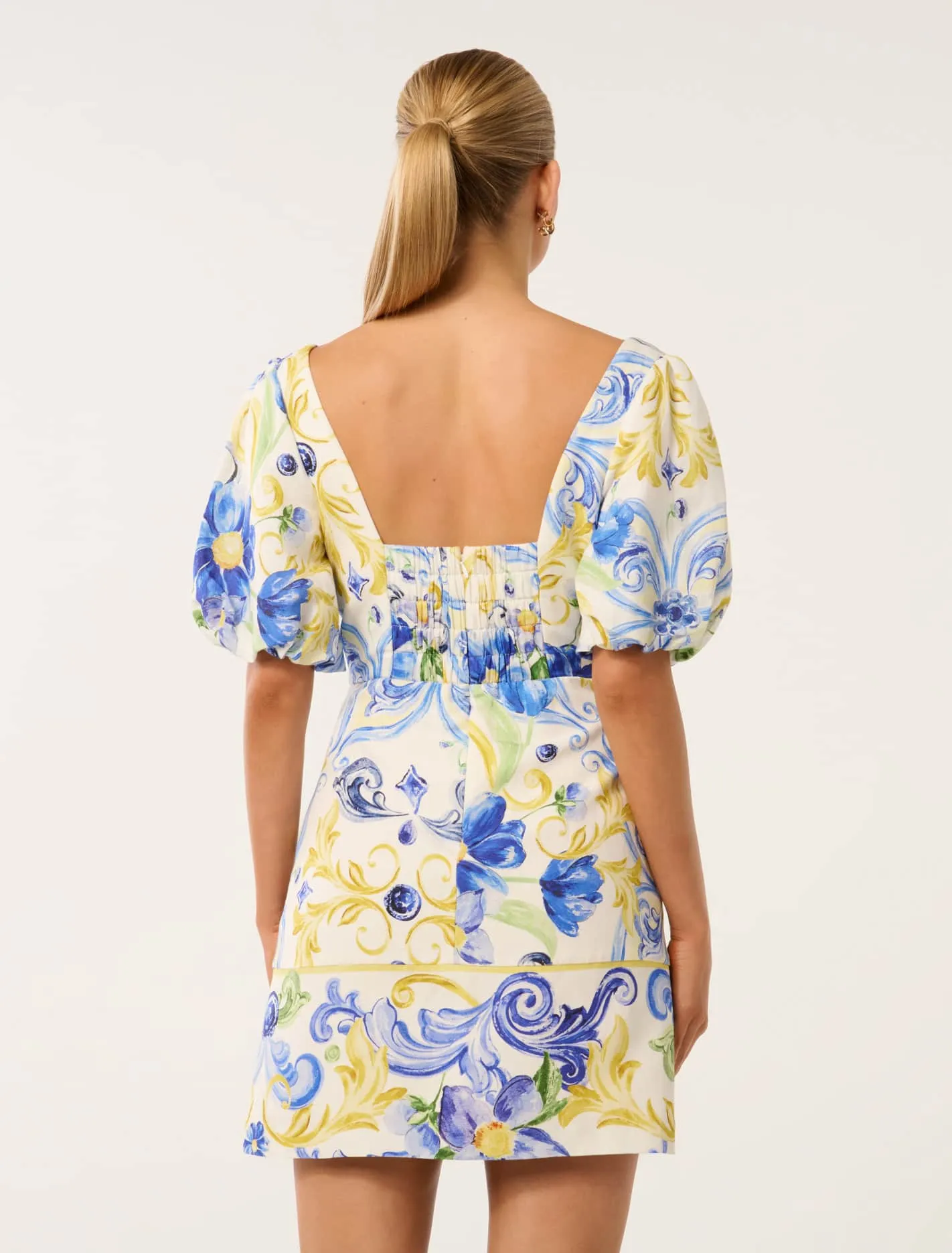 Catalina Printed Mini Dress