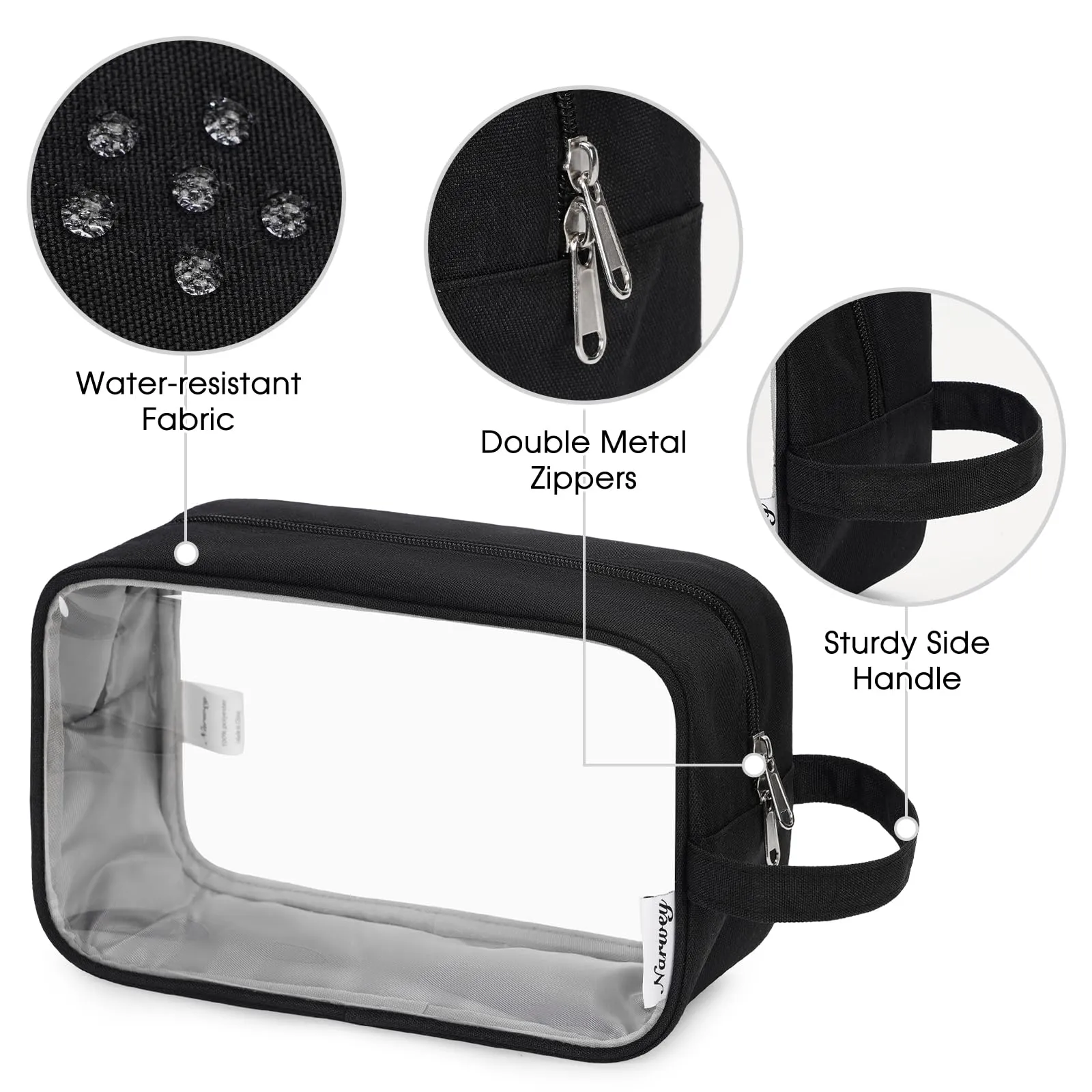 Clear Toiletry Bag Traveling Dopp Kit Makeup Bag Organizer