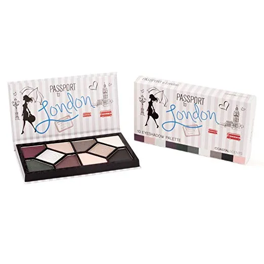 Coastal Scents Passport to London Eye Shadow Palette