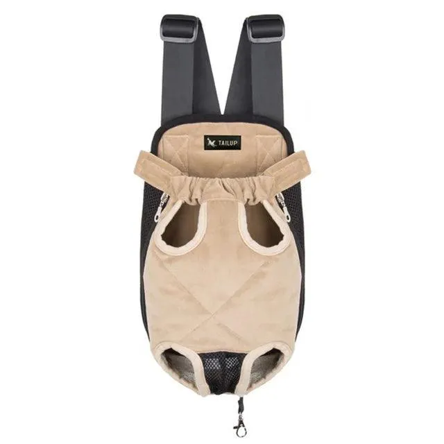 Dog Front Carrier Backpack: Convenient Outdoor Pet Care Bag