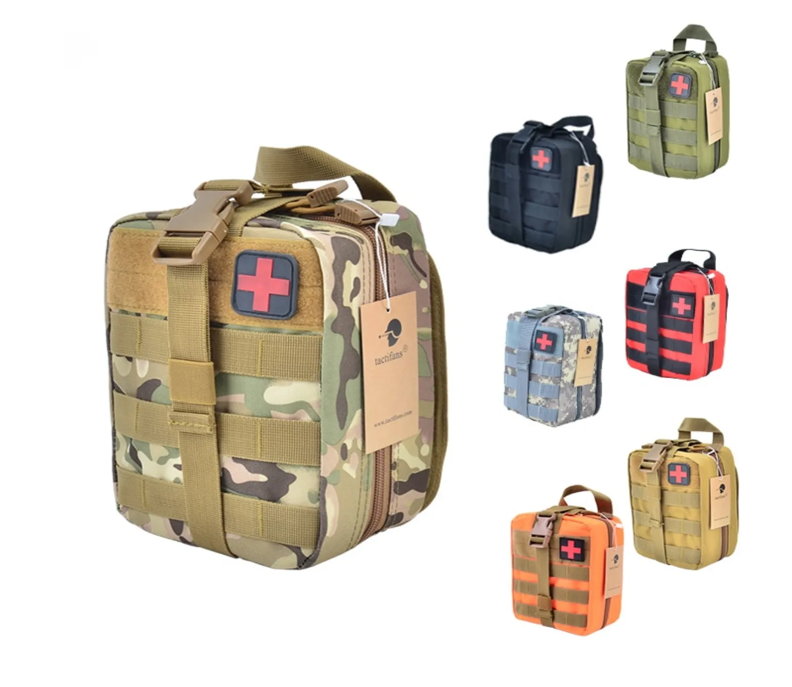 EMT First Aid Tactical Bag with Multi-functional (Variety of Colors)