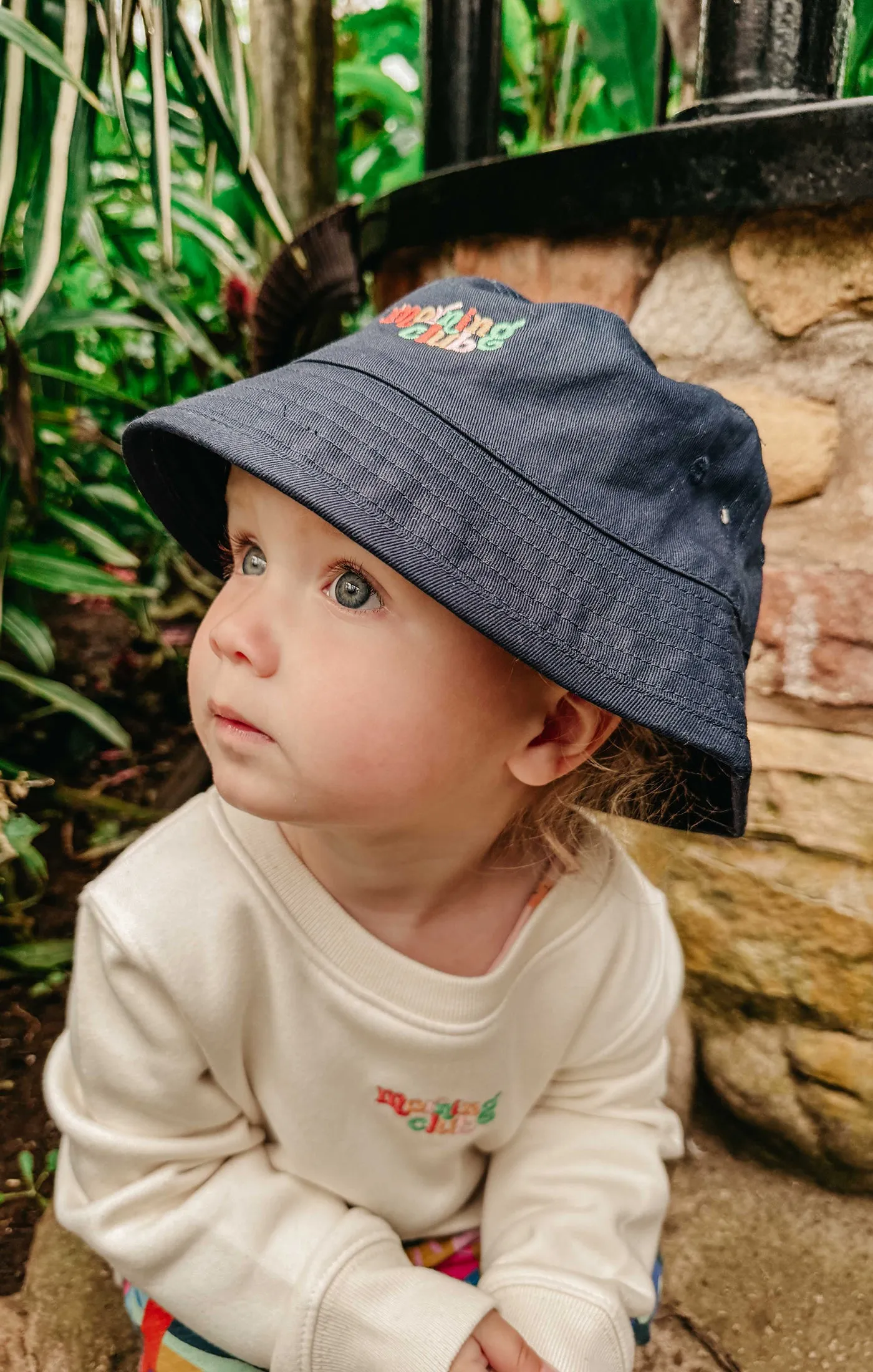 Essential Embroidered Childrens Bucket Hat