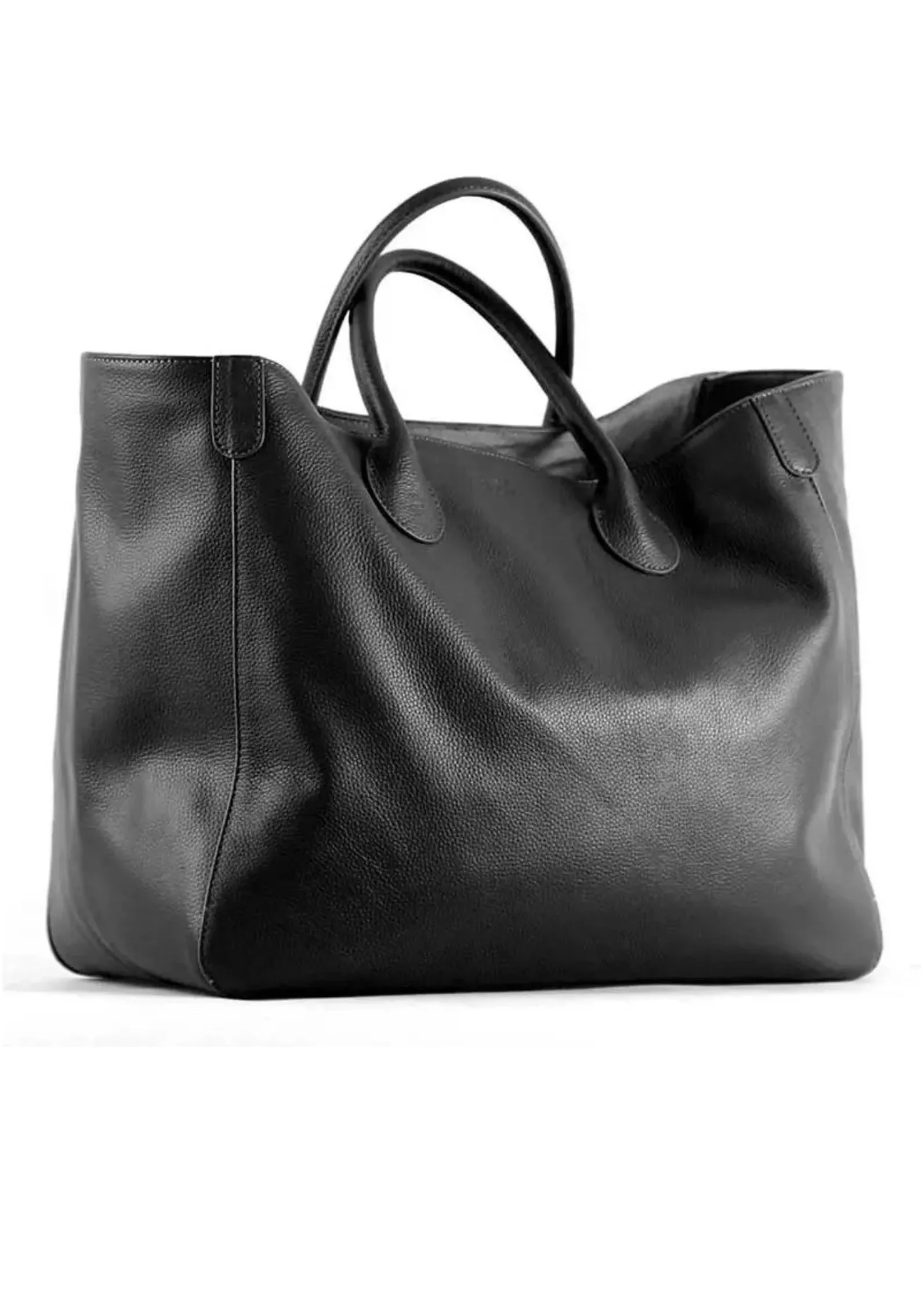 Extra Large  Leather Tote Bag