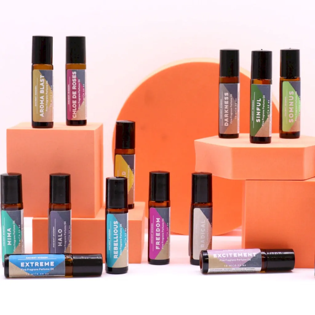 Fine Fragrance Perfume Oil Roll-ons - A Diverse Range Of Scents To Suit Every Preference