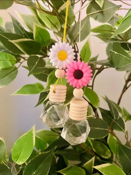 Flower Topped Car Diffusers - Air Fresheners