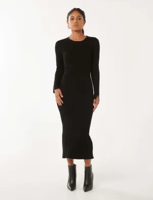 Georgia Petite Crew Neck Dress