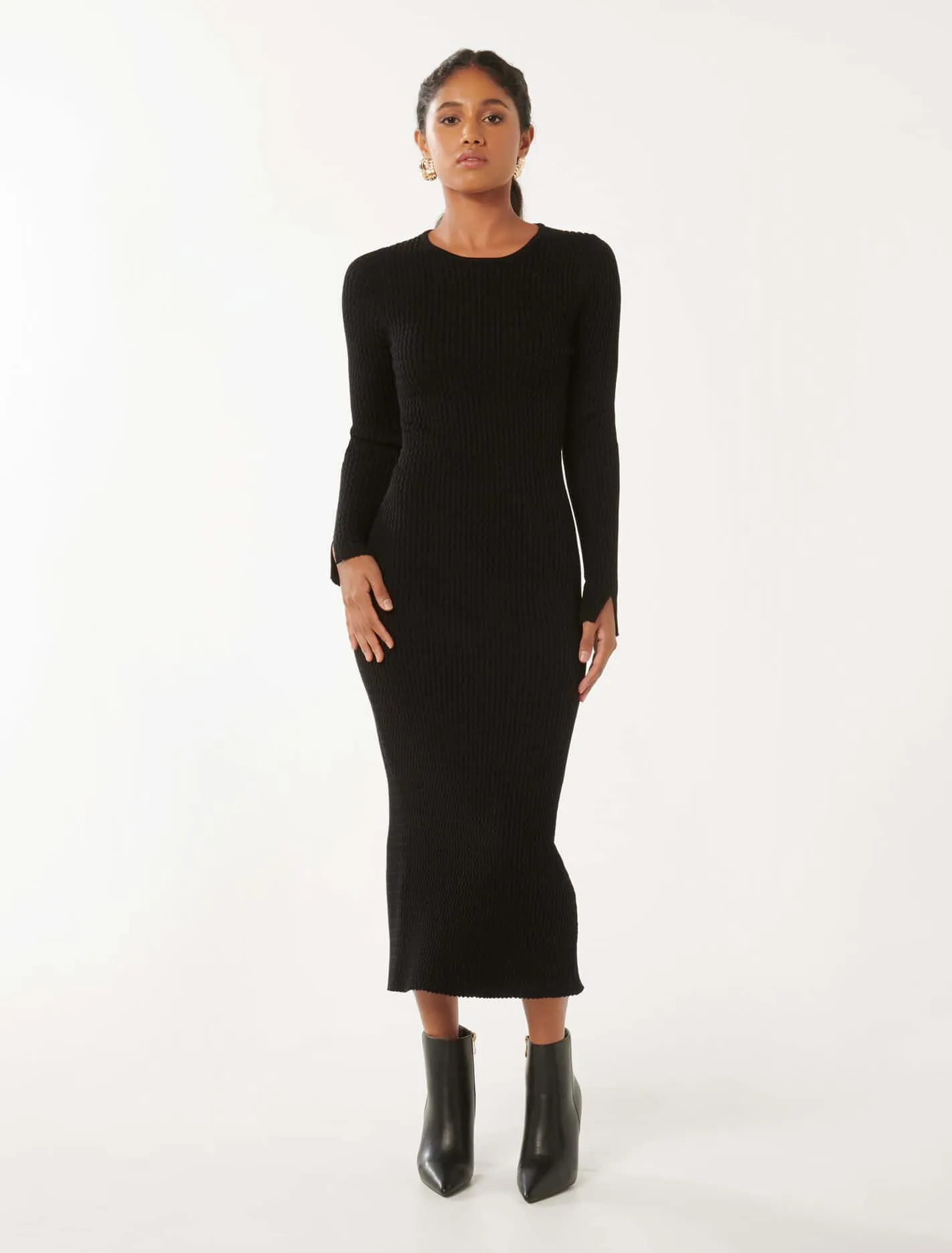 Georgia Petite Crew Neck Dress