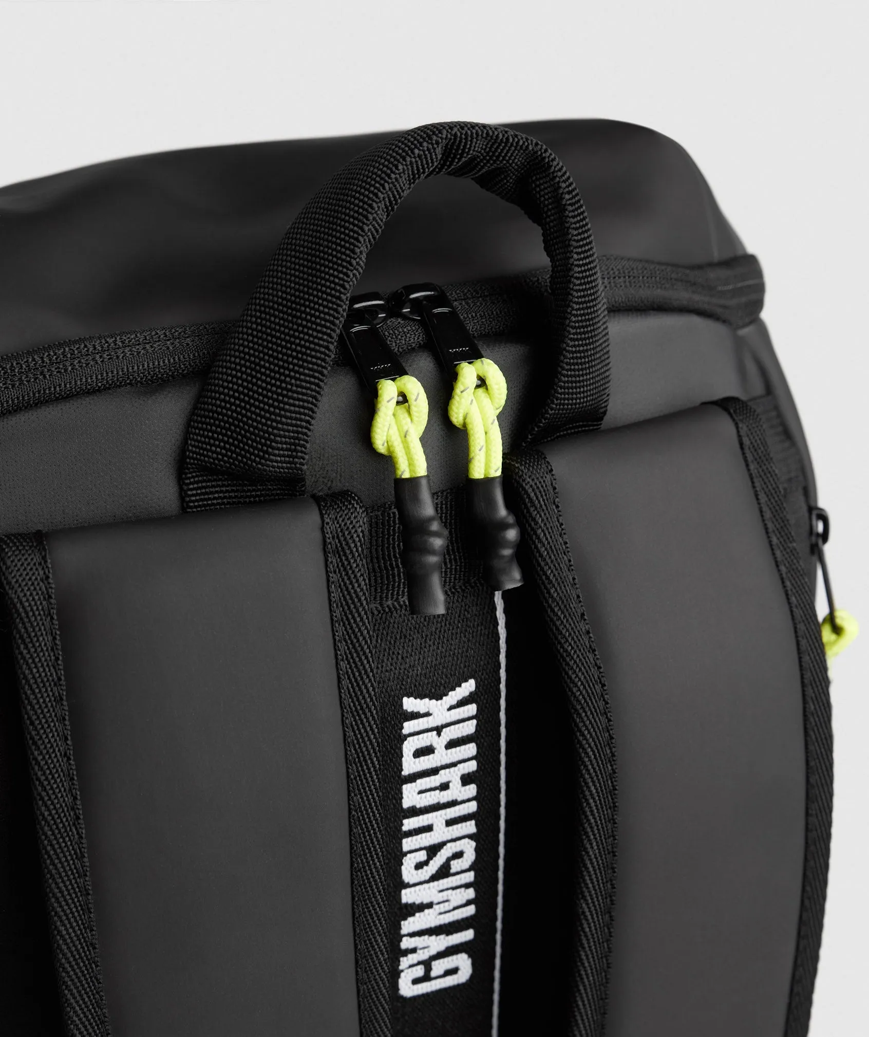 Gymshark Sleek Backpack - Black/Reactive Green