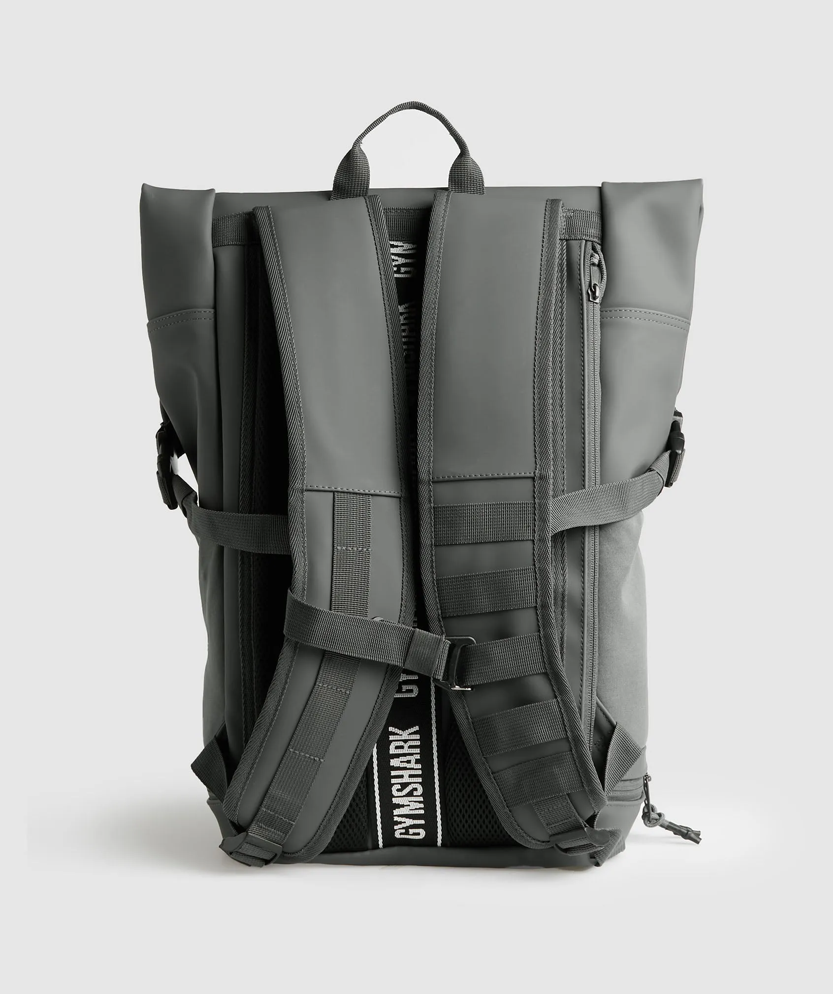 Gymshark Sleek Backpack Roll Top - Graphite Grey