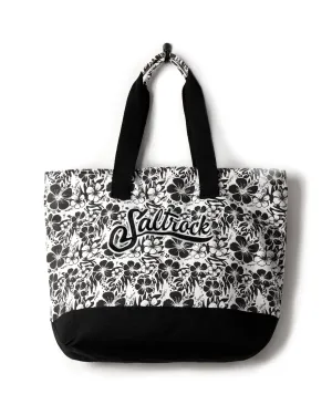 Hibiscus Shopper Bag - Black