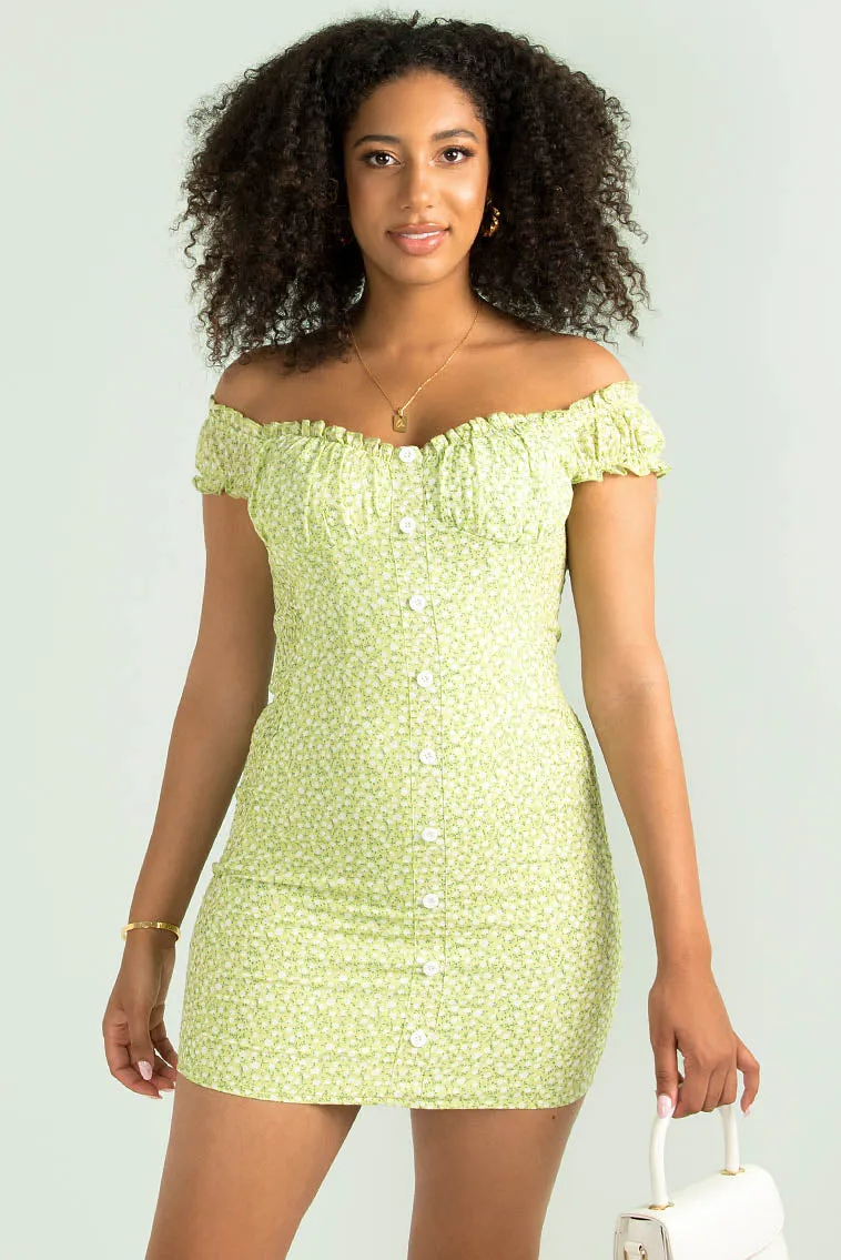 Holly Dress / Lime