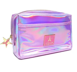 HOLOGRAPHIC PINK MAKEUP BAG