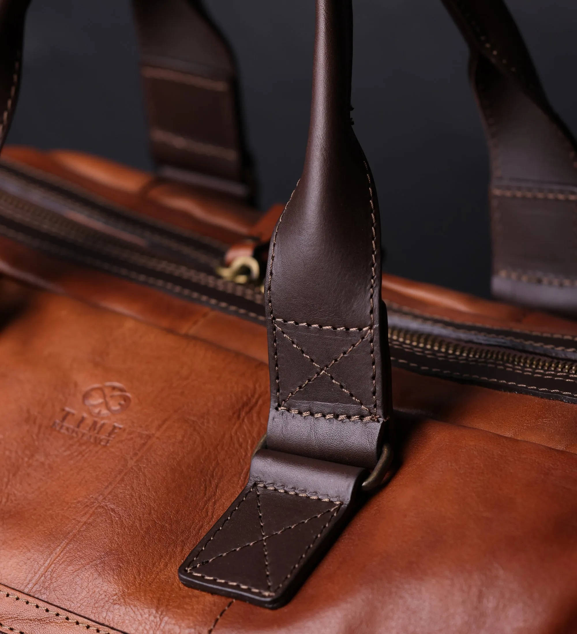 Leather Duffel Bag for Women - The Day of The Locust