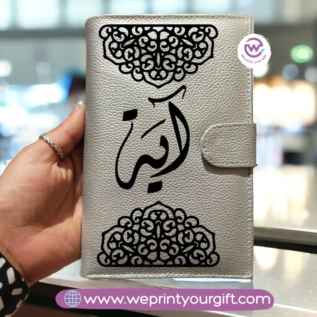 Leather Wallet for Women-Arabic Names