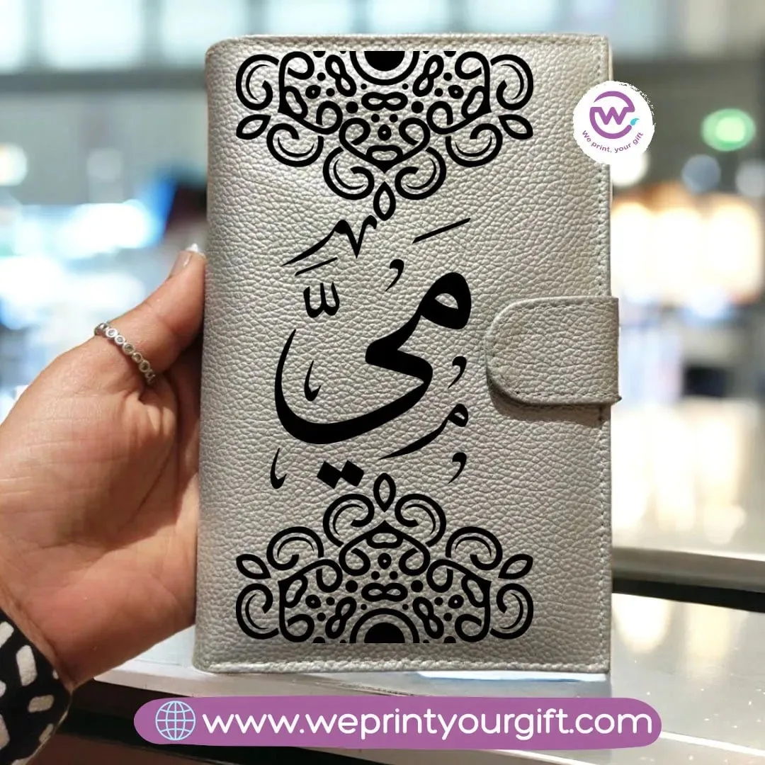 Leather Wallet for Women-Arabic Names