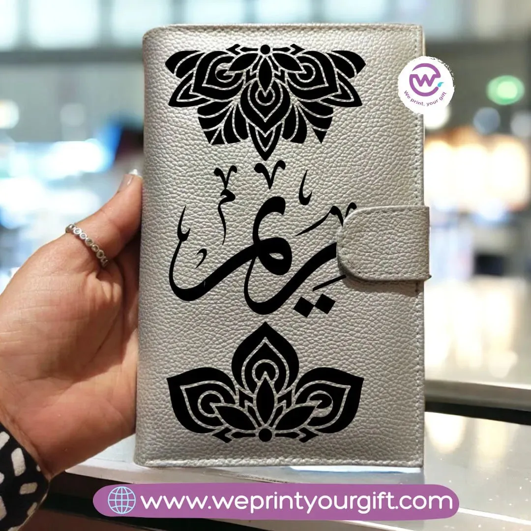 Leather Wallet for Women-Arabic Names