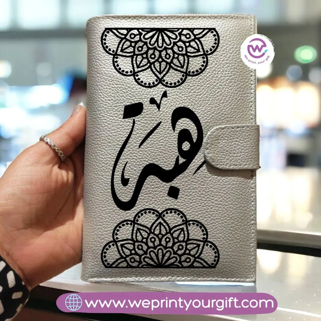 Leather Wallet for Women-Arabic Names