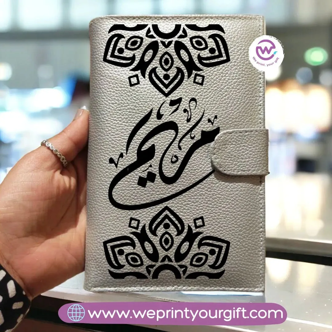 Leather Wallet for Women-Arabic Names