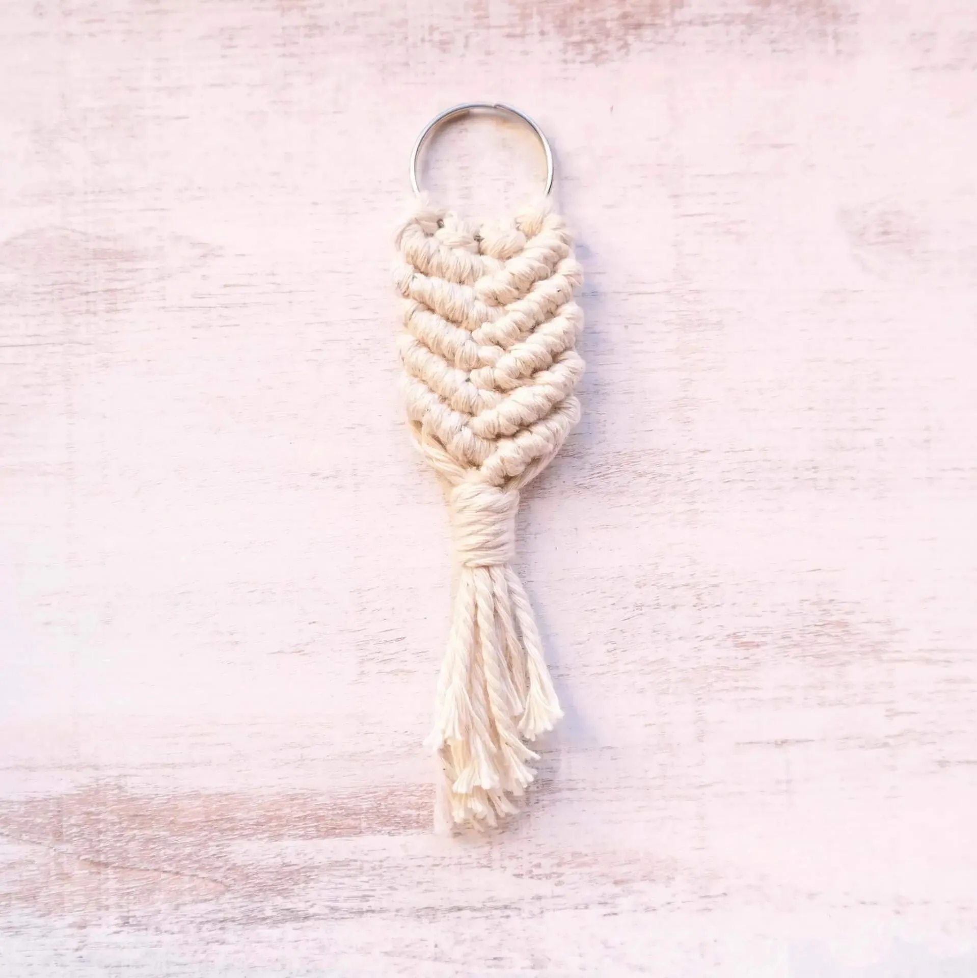 Macrame Keyring Byron Bay