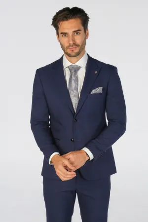 Mark Blue Men's Two Piece Suit