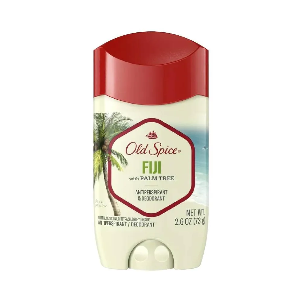 Old Spice Men's Fiji with Palm Tree Antiperspirant & Deodorant 2.6 oz -12 pack