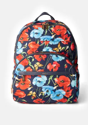 Poppy Print Rucksack