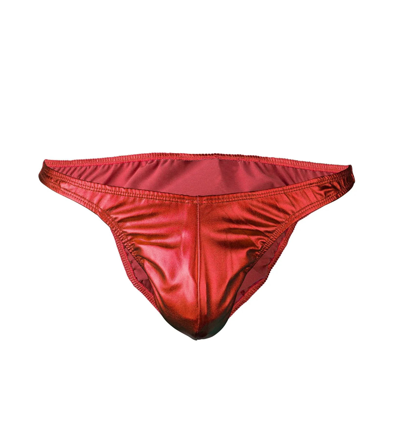 Pro Cut Posing Trunks with Scrunch - Fury Red