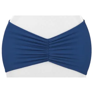 Ruffled Spandex Chair Band - Navy Blue