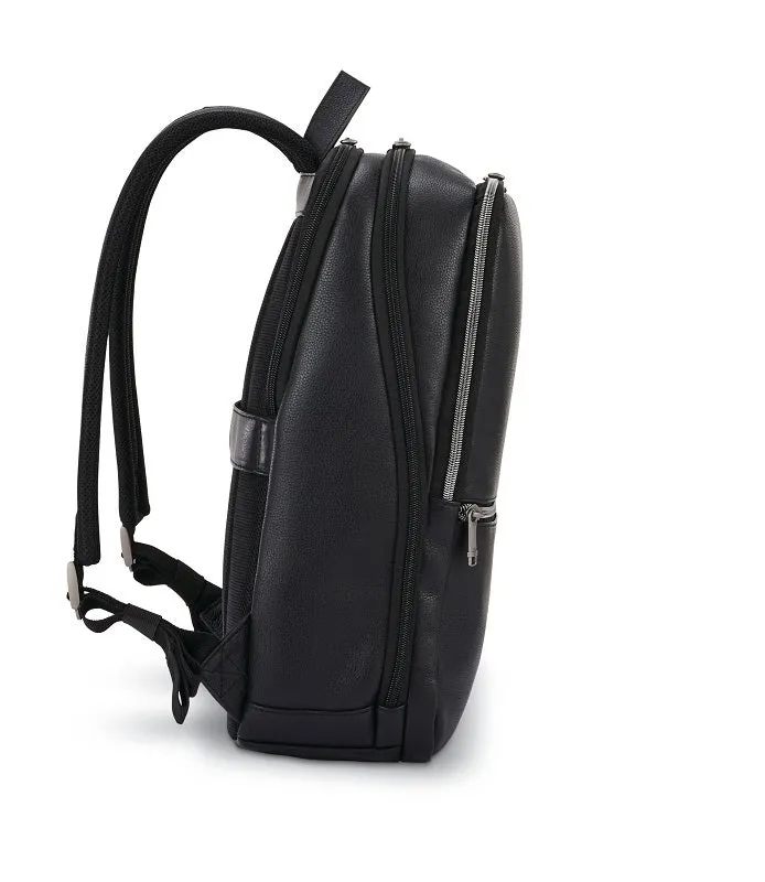 Samsonite - Classic Leather Slim Backpack - Black