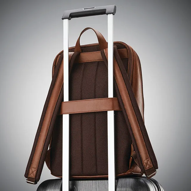 Samsonite - Classic Leather Slim Backpack