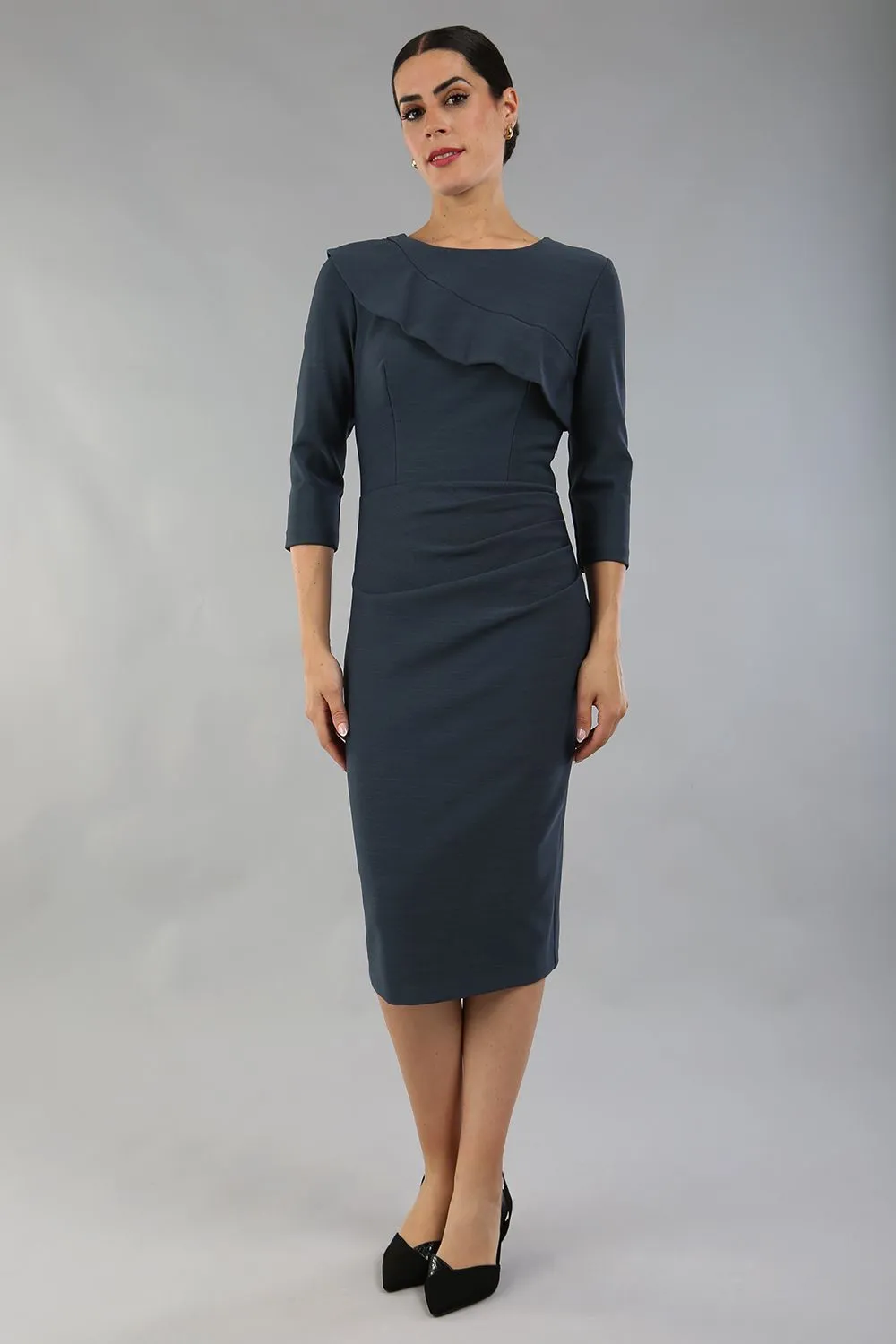 Seed Aspley Sleeved Pencil Skirt Casual Dress