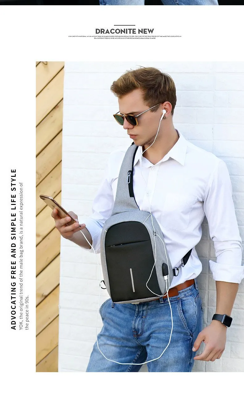 Small Capacity Sport Outdoor Messenger bag for Travel