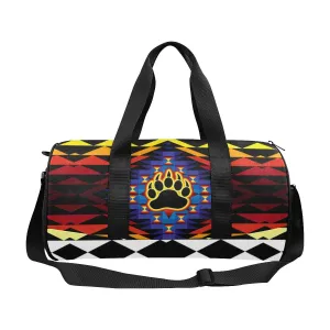 Sunset Bearpaw Blanket Duffle Bag