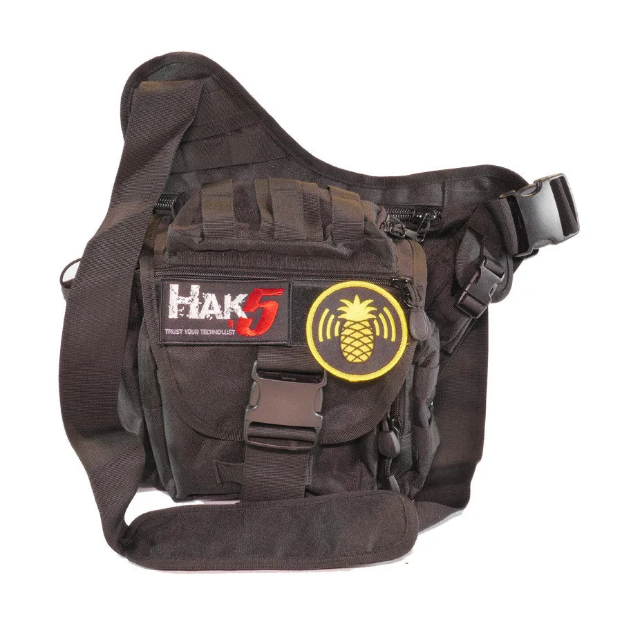 Tactical EDC Shoulder Bag with Morale Patches