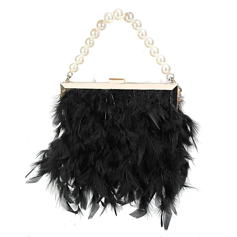 TEEK - Fashion Feather Handbag