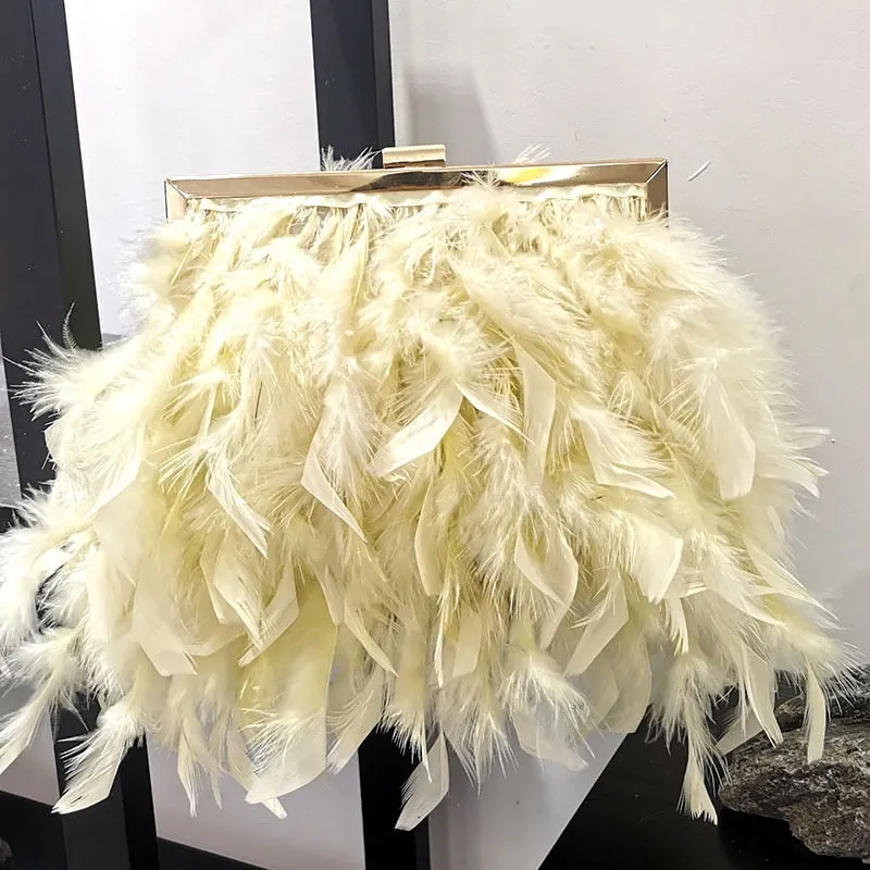 TEEK - Fashion Feather Handbag