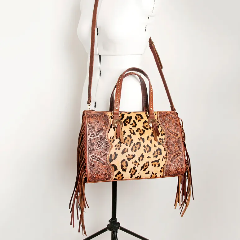 The Bozeman II Tooled Handbag - Concealed Carry